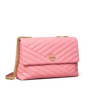 Tory Burch Kira Chevron Convertible Shoulder Bag - Pink City